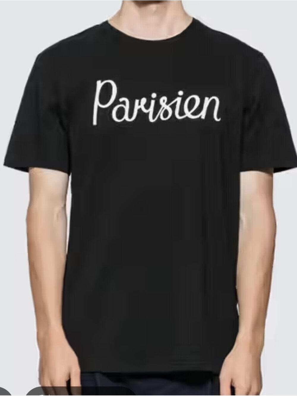Maison Kitsune Navy Cotton T-Shirt Size Medium
